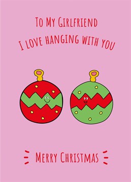 Wish a special someone a Merry Christmas with this cheeky and playful festive card!