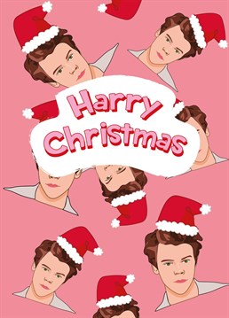 Send a fellow Harry Styles fan Christmas wishes with this fantastic card!
