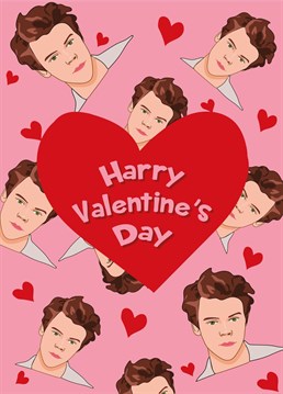 Send that special someone some love on Valentine's Day with this Harry Styles inspired card!