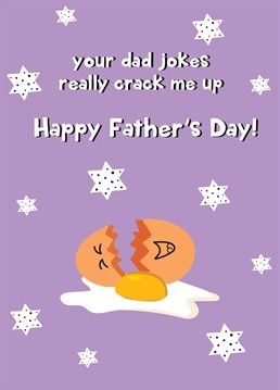 Wish a wonderful dad a Happy Father's Day with this hilarious and fun card!