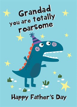 Wish a wonderful grandad a Happy Father's Day with this hilarious and fun card!