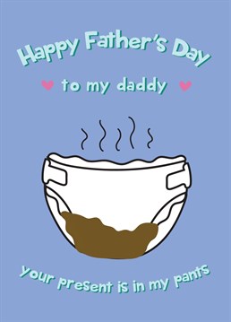 Send Father's Day wishes to a special daddy with this hilarious Father's Day card from baby!