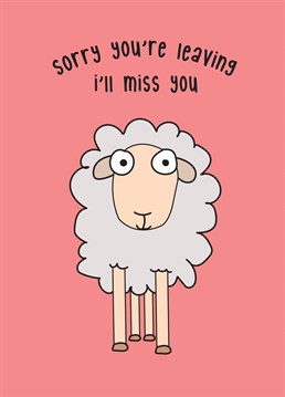 Say farewell to someone who's leaving with this cute card!