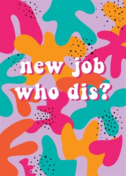 Congratulate a clever clogs on their fabulous new job with this fun and colourful card!