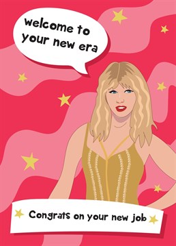 Congratulate a clever clogs on their fabulous new job with this fun and colourful Taylor Swift themed card!