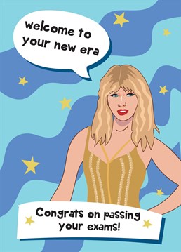 Send congrats to a special someone with the Taylor Swift inspired congratulations card!