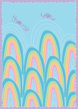 Send thanks to a special someone with this heartfelt thank you card