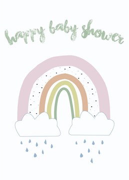 Wish someone a happy baby shower with this cute heartfelt card
