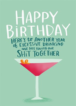 Celebrate your eternal youth and put off adult responsibilities for at least another year with this funny Lucy Maggie birthday design.