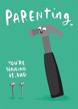 The ideal Father's Day card for either a DIY King, or just a massive tool. Desgned by Lucy Maggie.
