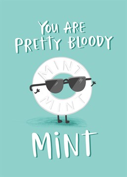 Give some encourage-mint to a really cool person with this Lucy Maggie card.