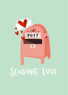 Send all your love and support with this first class thinking of you card by Lucy Maggie.