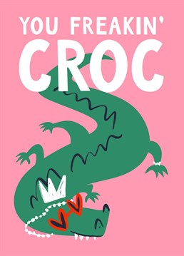 As long as they're definitely not wearing Crocs! Compliment a loved one with this punny design by Lucy Maggie.
