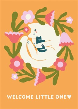 Paw-some greeting Baby Shower card you'll never fur-get. Buy meow!