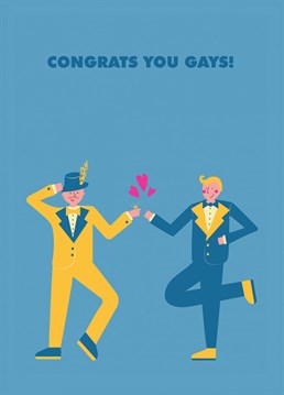 Congratulations on your gay wedding card