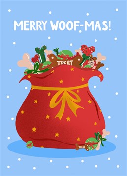 Woofmas Card. Send your friend this Cute Christmas card by Lucy Maggie Designs
