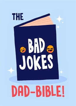 Dad Jokes Card. Send your friend this Funny Father's Day card by Lucy Maggie Designs