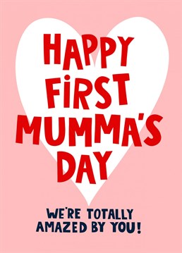 Wish your Mum a happy Mother's Day with this card by Lucy Maggie Designs.