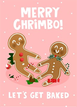 Got a green-loving friend? A fan of the smoke? A little stoner who loves to get baked? Then this hilarious on-trend gingerbread man (or gingerbread person, let's be PC) card is the perfect card for them. Show your mate how to have the very happiest of weed-themed Christmasses with this munchies card.