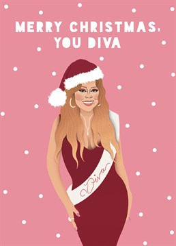 This Mariah Carey celebrity Christmas card is guaranteed to delight the diva in the midst. This absolute icon is perfect for celebrating the sassiest of Christmasses. All I want for Christmas is you!