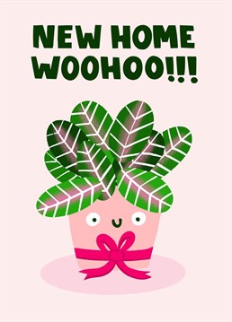 This adorable new home card is ideal for that plant loving friend that will be covering their new place in all kinds of greenery.