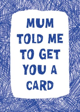 Send this cheeky North/Studio birthday card to your sibling to show that you really care!