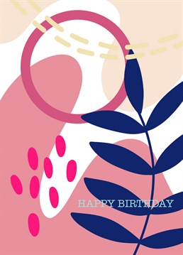 Send your loved one birthday wishes with this lovely card. Designed by Livvy Rose Studio