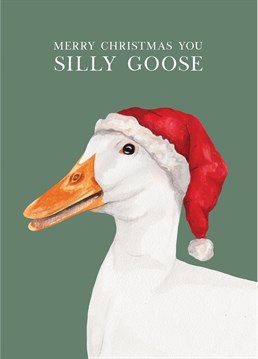 Send this punny card to your favourite silly goose this Christmas! Designed lovingly by lil wabbit.