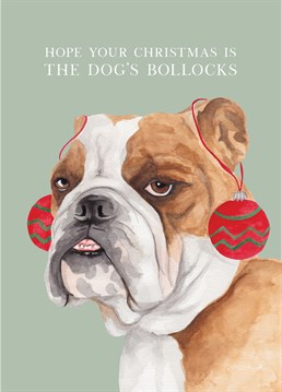 Send this cheeky card to your favourite dog lover this Christmas! Designed lovingly by lil wabbit.