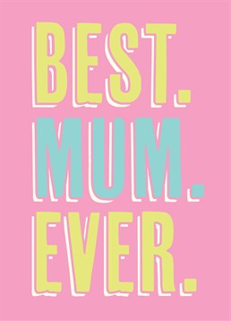 Wishing your Mum a Happy Mother's Day has never been so easy with this brilliant card by Scribbler.