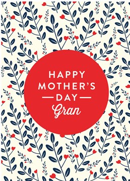 Say Happy Mother's Day to your Gran with this lovely card by Scribbler.
