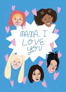 Stop! Celebrate your Mama with some Girl Power this Mother's Day and Spice up her life. Designed exclusively by Scribbler.