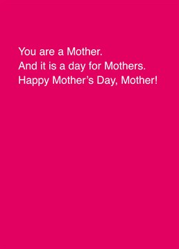 Cor, not much gets past you does it?! It doesn't get more personal than presenting your Mum with this heartfelt Scribbler card on Mother's Day.