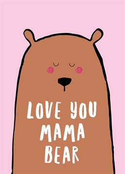 She gives the best hugs so give her this personalised Mother's Day card to say thank you. Designed by Scribbler. Don't forget you can personalise this card with Mum, Mummy, Mama Bear or whatever the heck you call her!