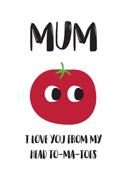 You'll leave her blushing when you give her this delicious personalised Mother's Day card by Scribbler and let her know how much you love her. Don't forget you can personalise this card with Mum, Mummy, Mama Bear or whatever the heck you call her!