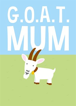 Is your mum the Greatest Of All Time? There's no question! Make her laugh and teach her some new slang with this fab Scribbler design.