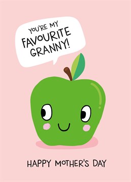 Are you the apple of your granny's eye? Send love on Mother's Day with this adorable Scribbler card.