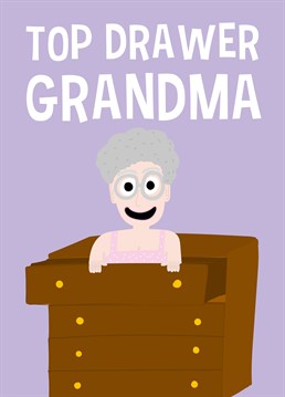 She's a total treasure! Send this funny Mother's Day Birthday card to delight a top tier Grandma. Designed by Scribbler.