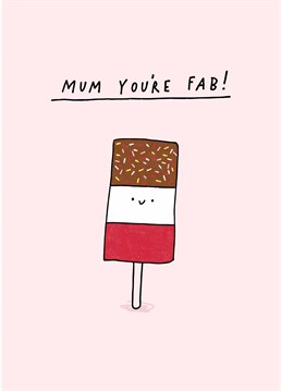 If your mum is a classic, melt her heart with this cute Mother's Day card by Scribbler.