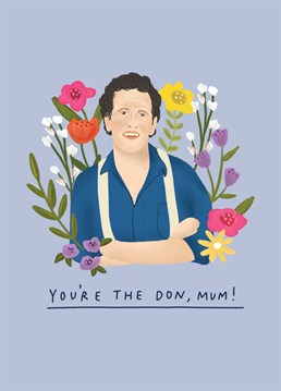 If your mum's a die-hard Gardener's World fan, send the one and only Monty Don to wish her Happy Mother's Day with this punny Scribbler card.