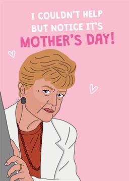 If Murder She Wrote is her guilty pleasure, send the iconic Jessica Fletcher to bring an element of drama to her Mother's Day. Designed by Scribbler.