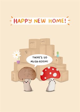 Send some house warming wishes to the new homeowners with this cute punny card! Hopefully they'll know what to do with all the extra room! Lovingly created by Sydney Jo Designs.