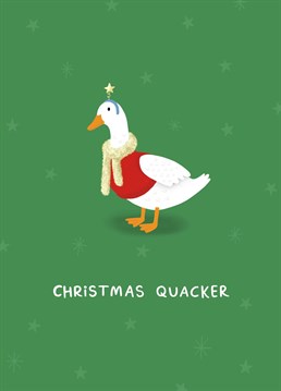 Send some Christmas cheer to all of your friends and family with this cute punny card! Go quackers! Lovingly created by Sydney Jo Designs.