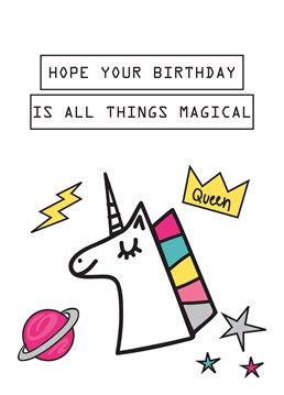 They are as magical as a unicorn so their birthday has to be even more magic! Send this card from Memelou to the unicorn in your life.