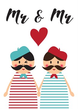 Give this super cute card by Memelou to the newlyweds to celebrate their wedding!