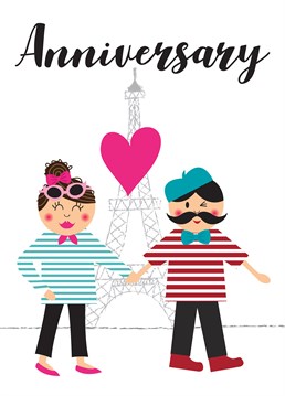 Celebrate your anniversary with this lovely card from Memelou!