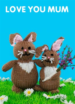 Send this delightful pair of Mint Knit and Purl bunny rabbits to wish your Mum the best Mother's Day ever.