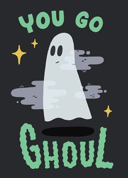 A spooky halloween card ideal for your boo
