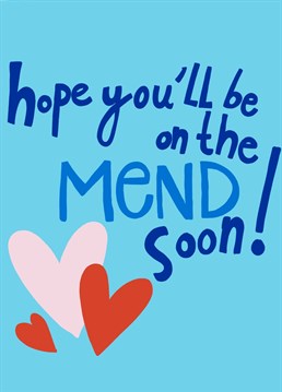 Send your best wishes with this sweet Get Well Soon card.
