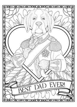 Best Dad Ever Funny Boxer Dog card to show your Dad how much you appreciate him this birthday or special occasion.